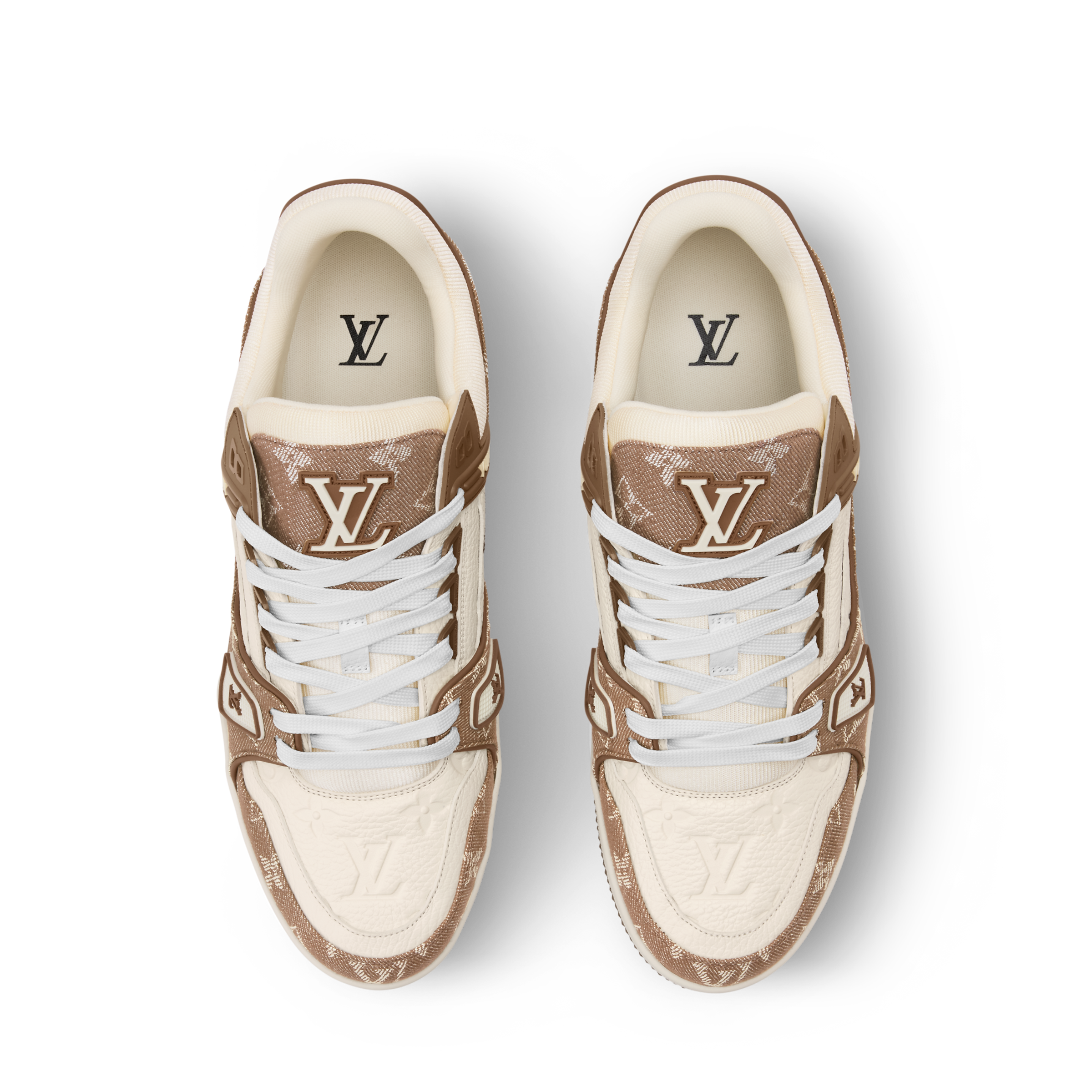 Louis Vuitton LV Trainer Sneaker 'Monogram Brown Denim'