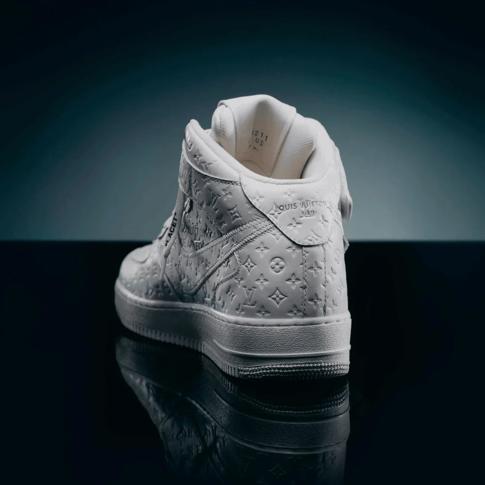 Louis Vuitton x Nike Air Force 1 Mid 'White'