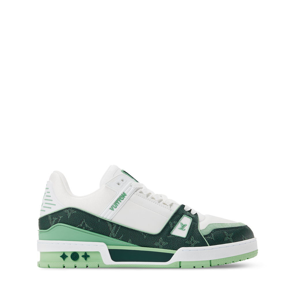 Louis Vuitton LV Trainer Sneaker 'Denim Monogram green '