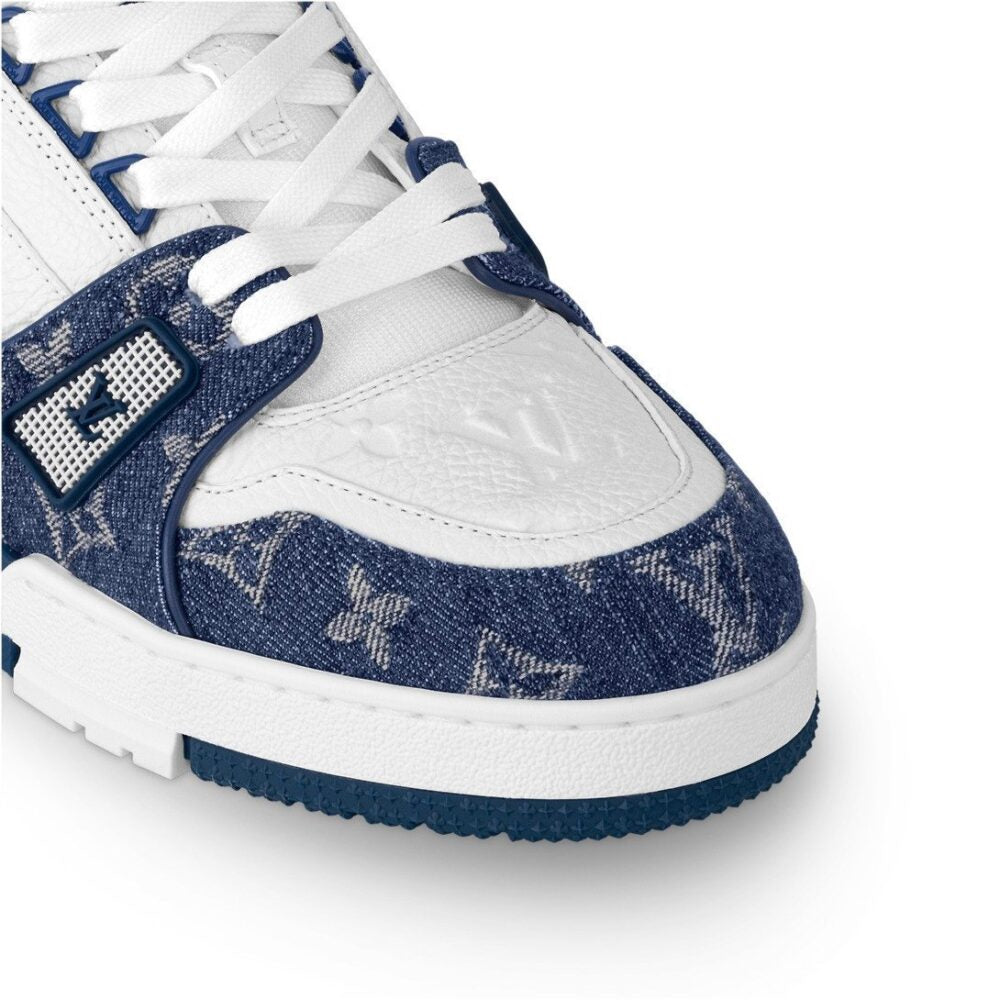 Louis Vuitton LV Trainer Sneaker 'Denim Monogram Blue'