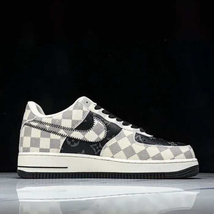 Louis Vuitton x Nike Air Force 1 'Royal Black'