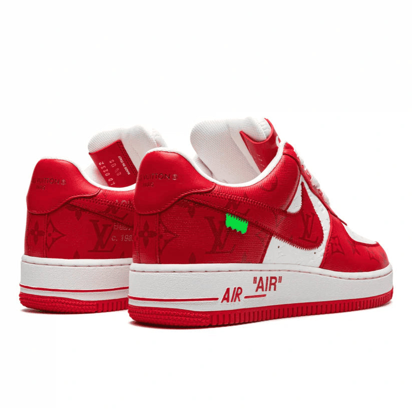 Louis Vuitton x Nike Air Force 1 Low 'By Virgil Abloh White/Red'