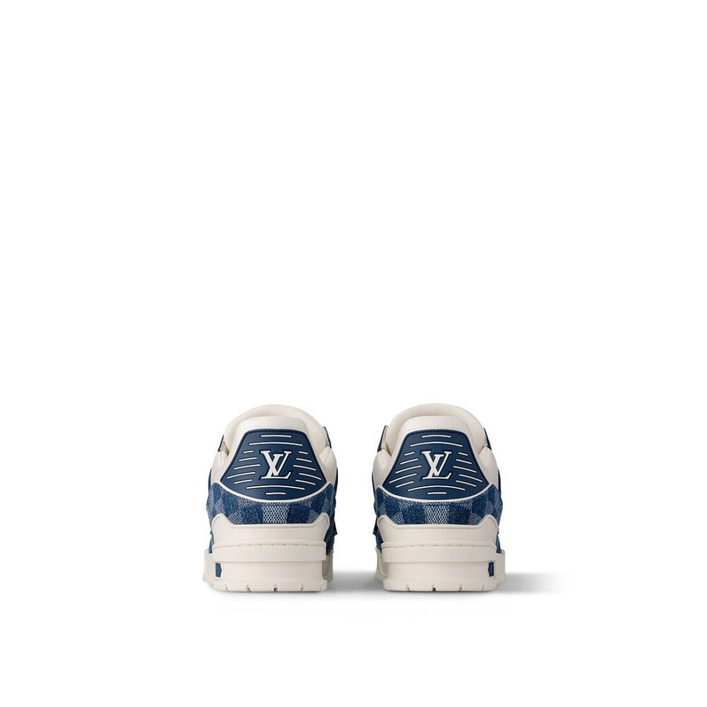 Louis Vuitton LV Trainer Sneaker 'Damier Denim Blue'