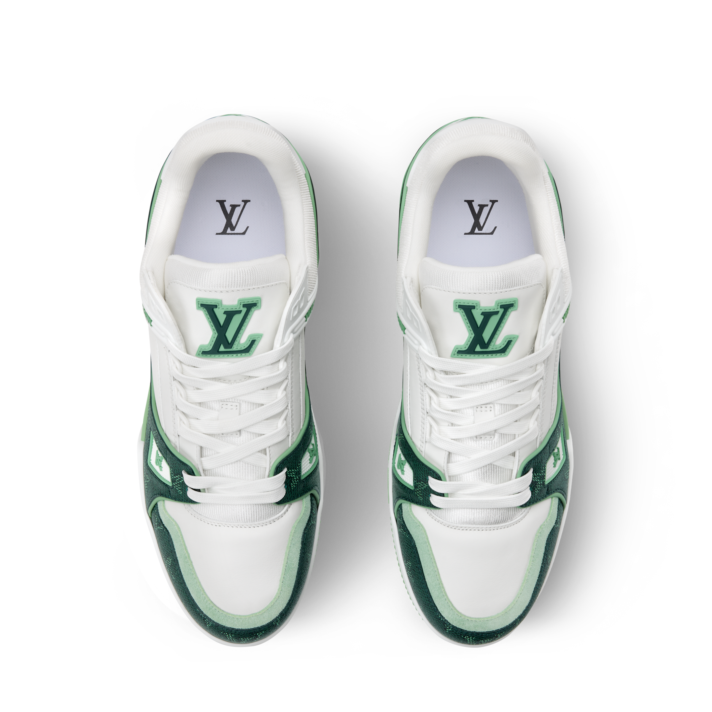 Louis Vuitton LV Trainer Sneaker 'Denim Monogram green '