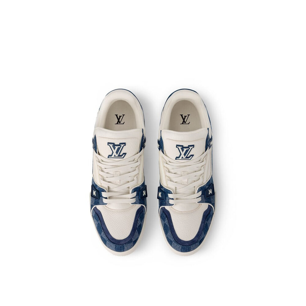 Louis Vuitton LV Trainer Sneaker 'Damier Denim Blue'