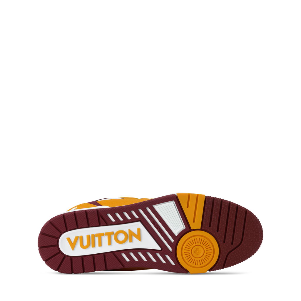 Louis Vuitton LV Trainer Yellow Velcro Strap Sneaker