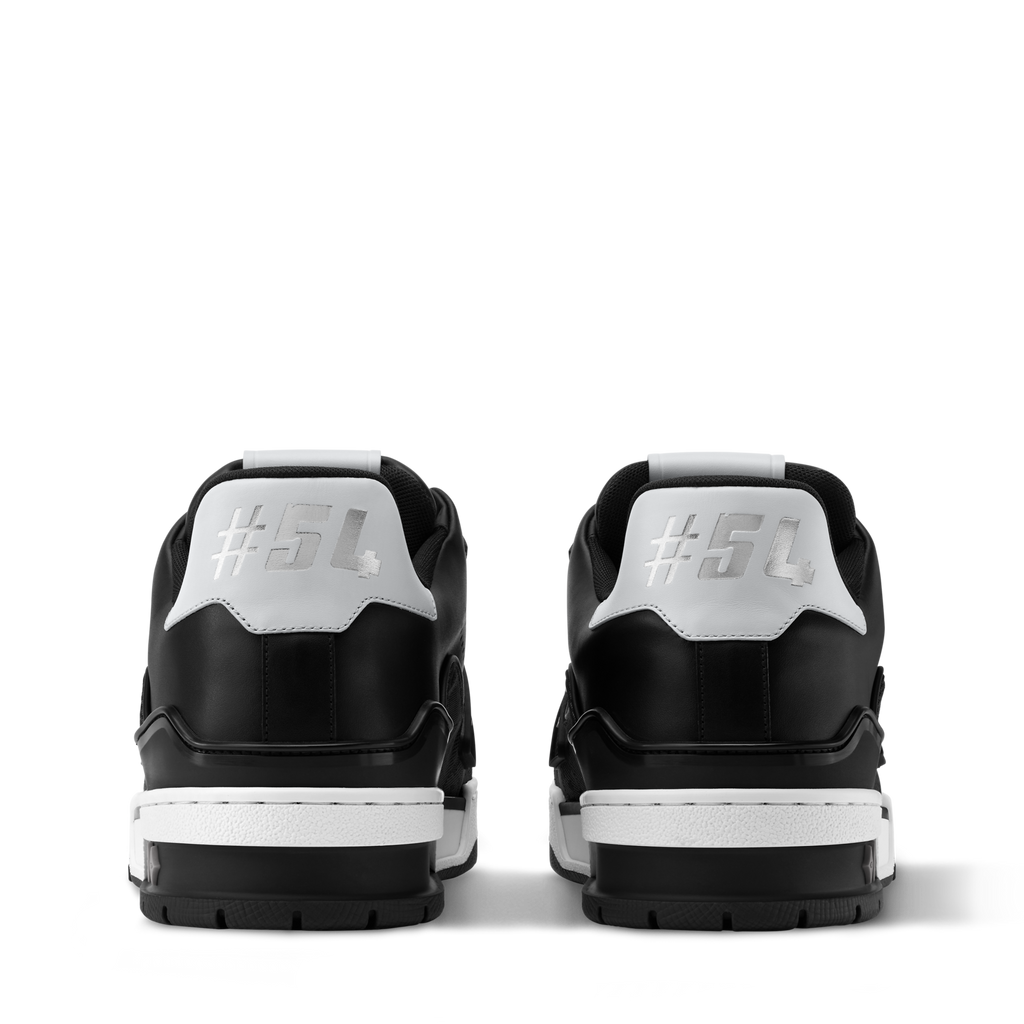 Louis Vuitton LV Trainer Black Monogram Leather Sneaker
