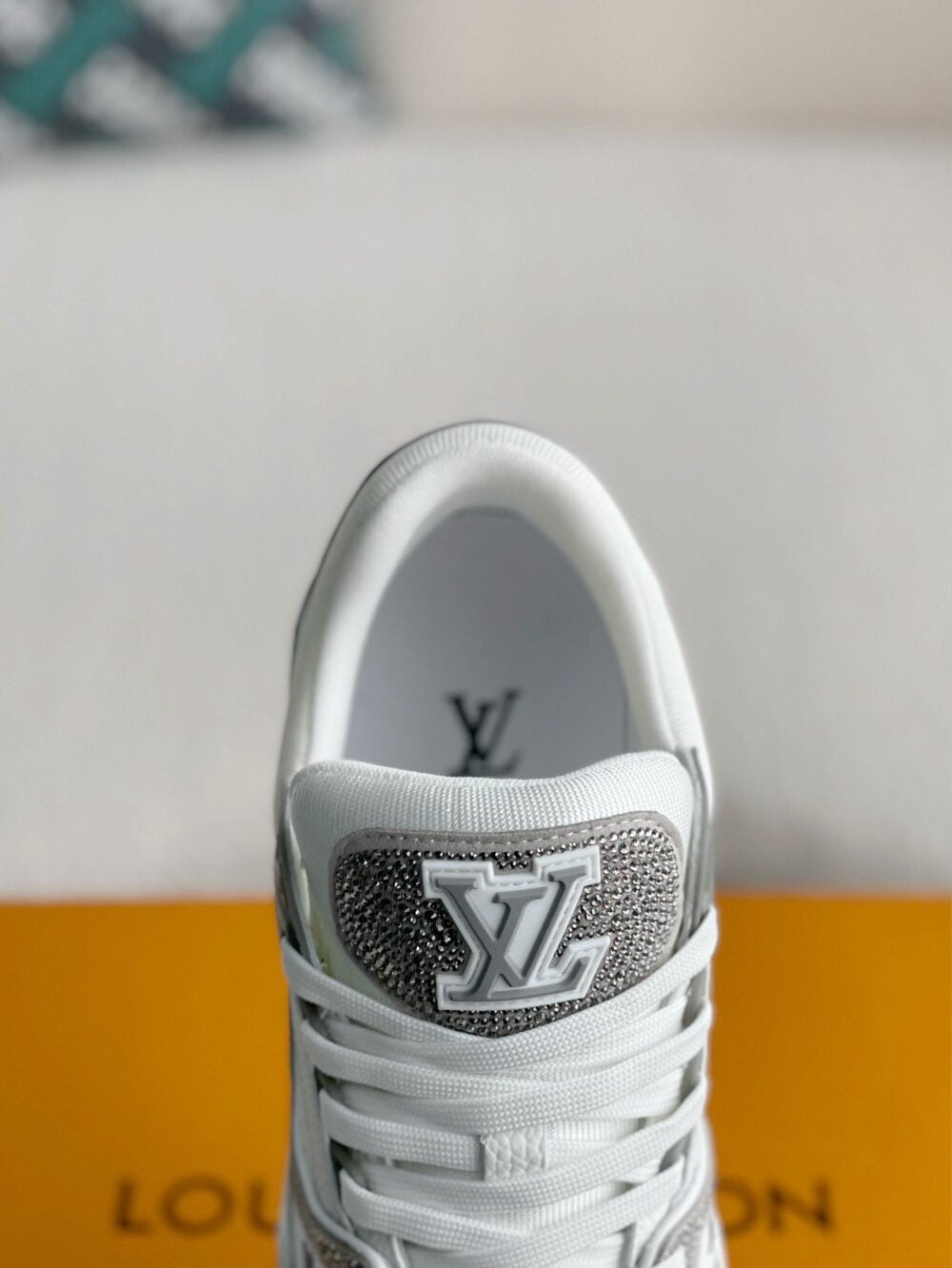 Louis Vuitton LV Trainer Sneaker 'Denim Monogram Grey Diamond'