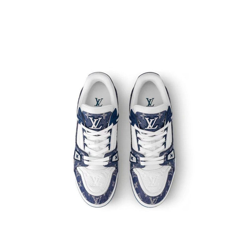 Louis Vuitton LV Trainer Sneaker 'Denim Monogram Blue'