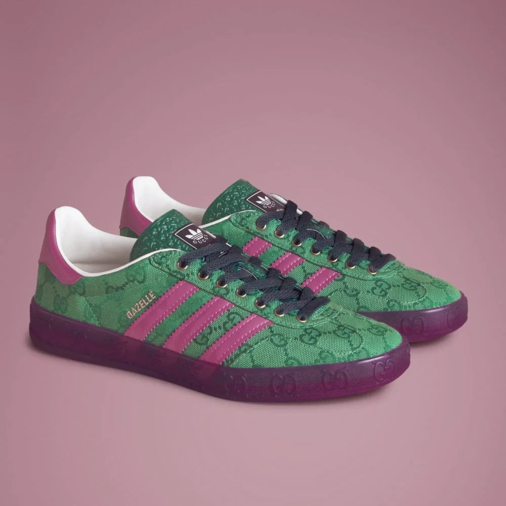 Adidas x Gucci Gazelle 'Green'