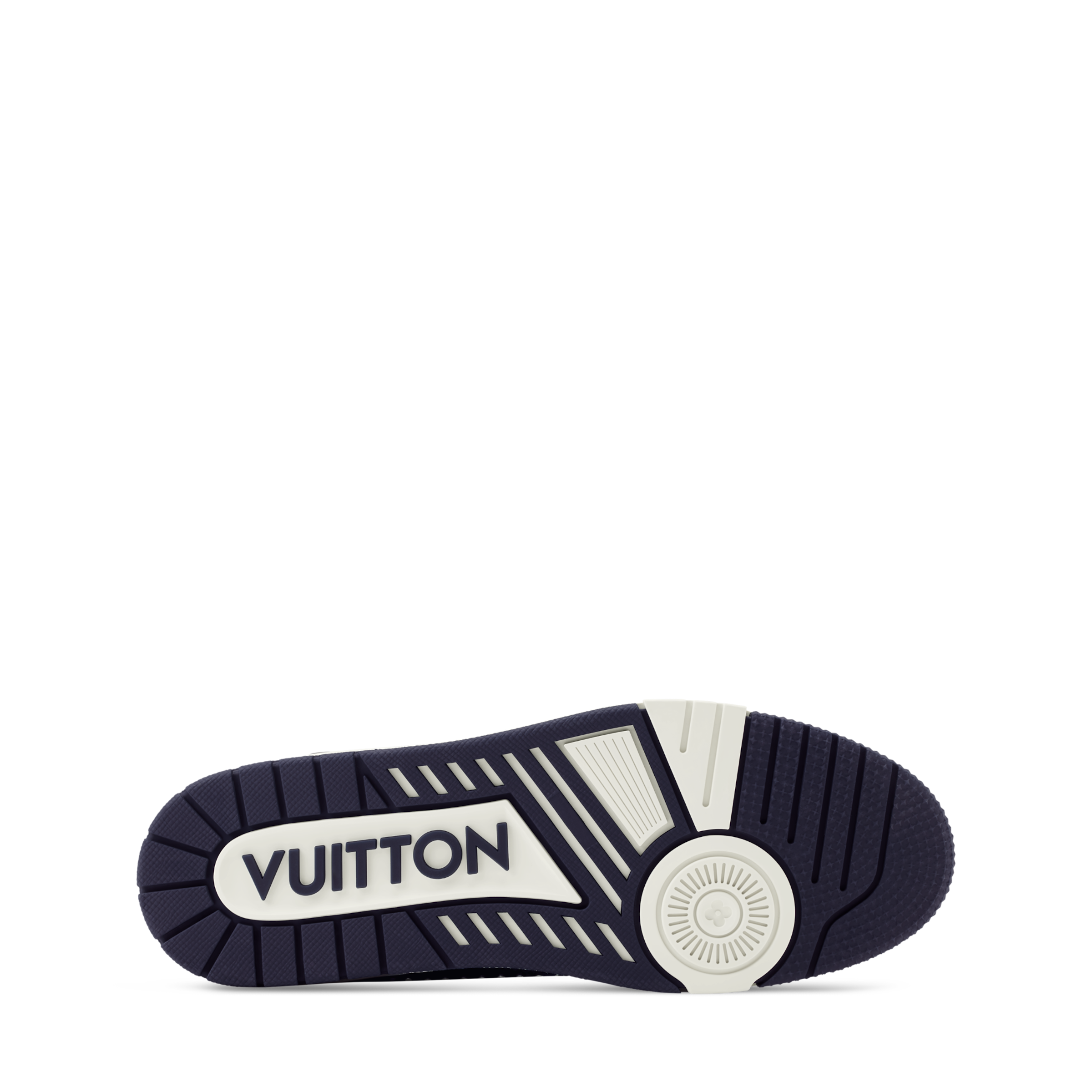 Louis Vuitton LV Trainer Indigo Blue Denim Sneakers with Swarovski™ Pearls