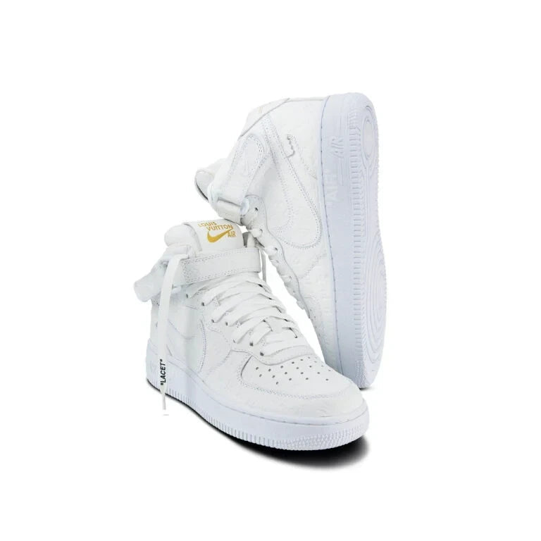 Louis Vuitton x Nike Air Force 1 Mid 'White'
