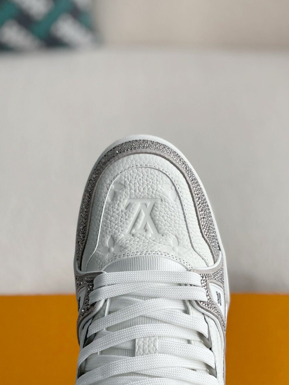 Louis Vuitton LV Trainer Sneaker 'Denim Monogram Grey Diamond'