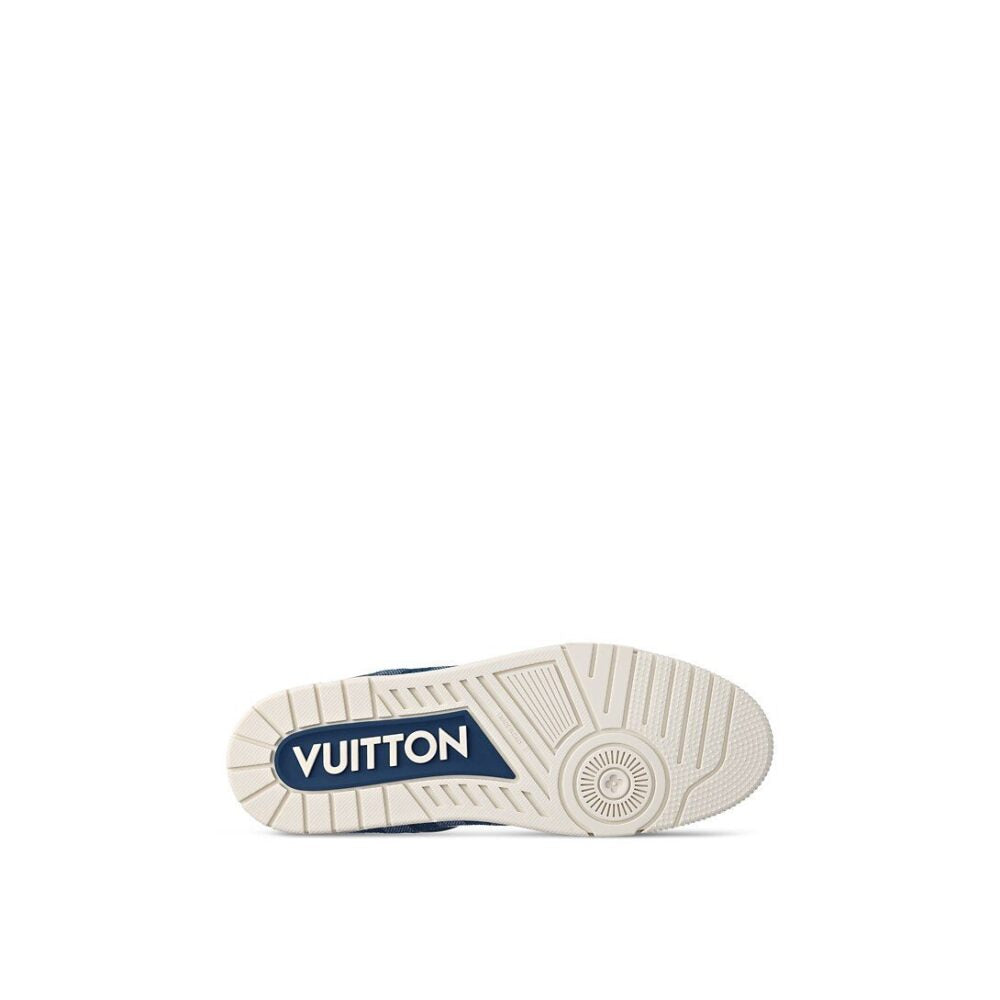 Louis Vuitton LV Trainer Sneaker 'Damier Denim Blue'