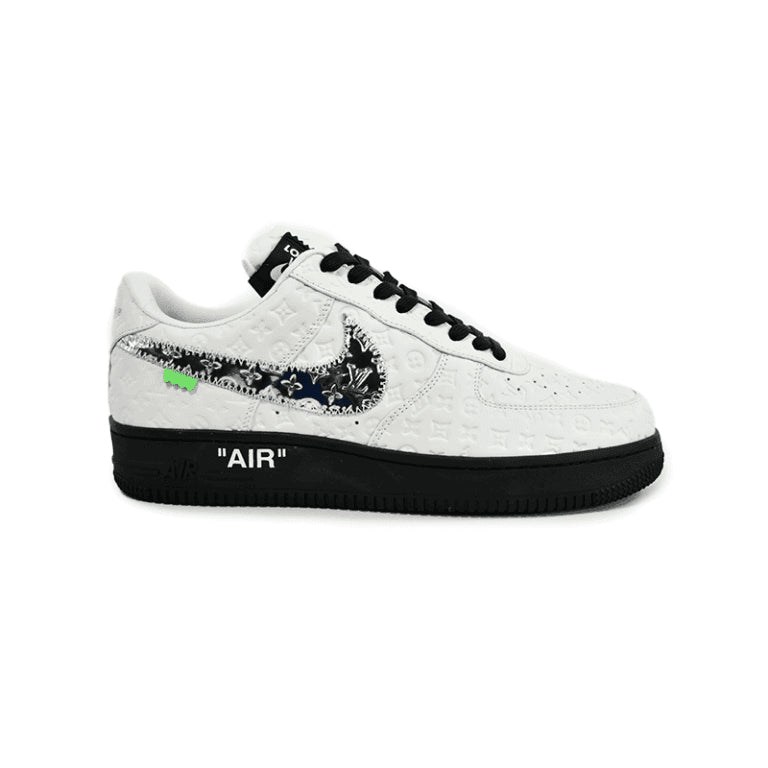 Louis Vuitton x Nike Air Force 1 Low 'White Black Silver'