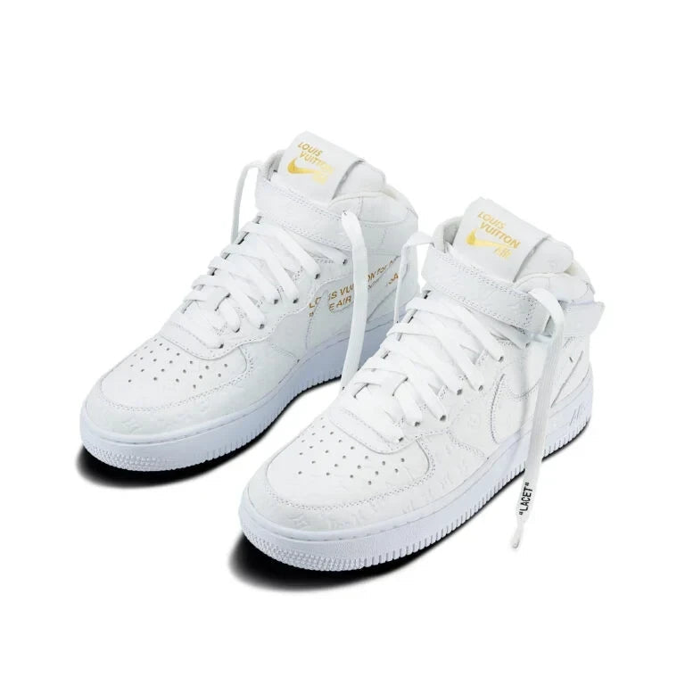 Louis Vuitton x Nike Air Force 1 Mid 'White'