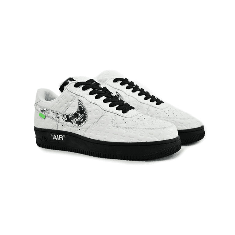Louis Vuitton x Nike Air Force 1 Low 'White Black Silver'