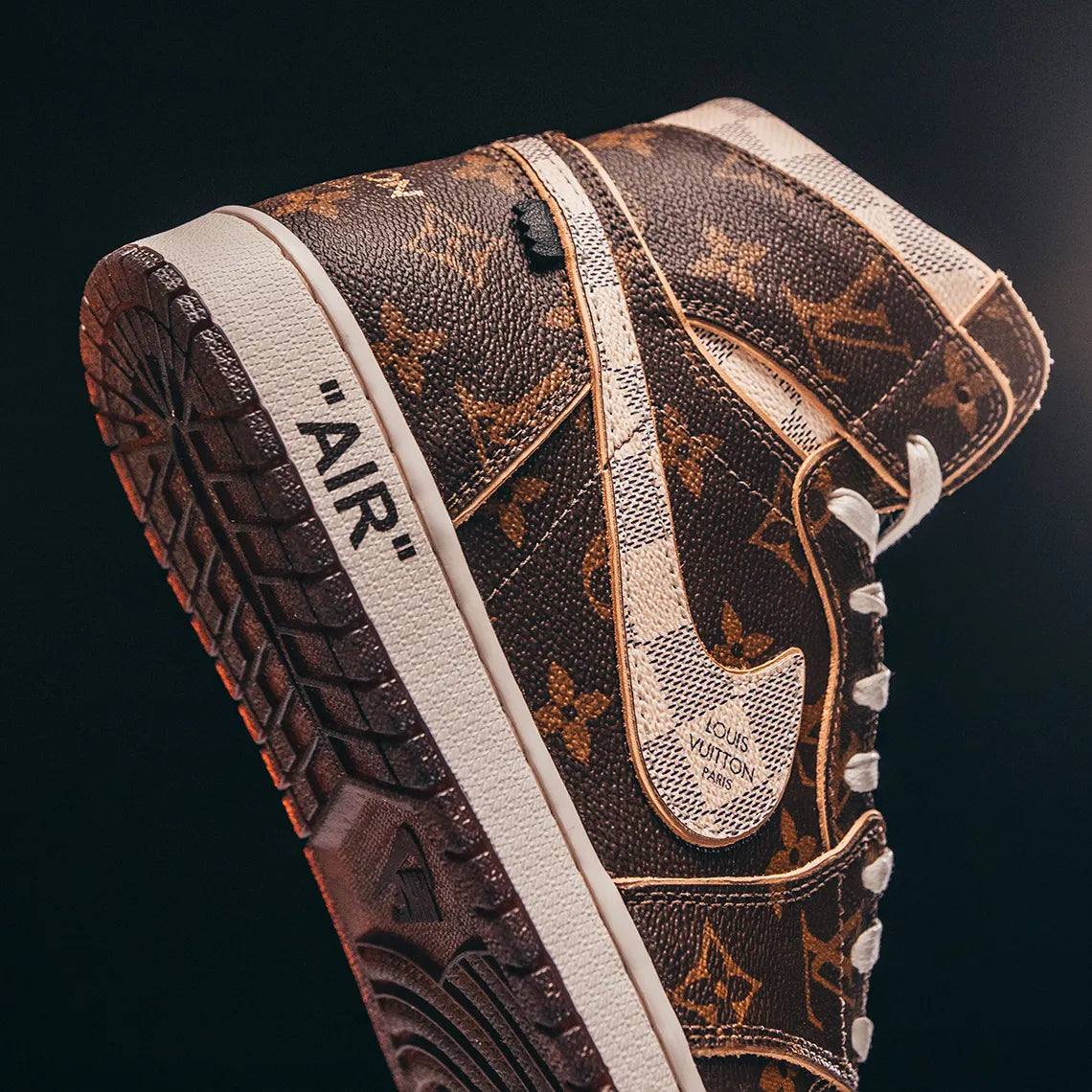 Nike Air Jordan 1 x LV High Custom by The Shoe Surgeon