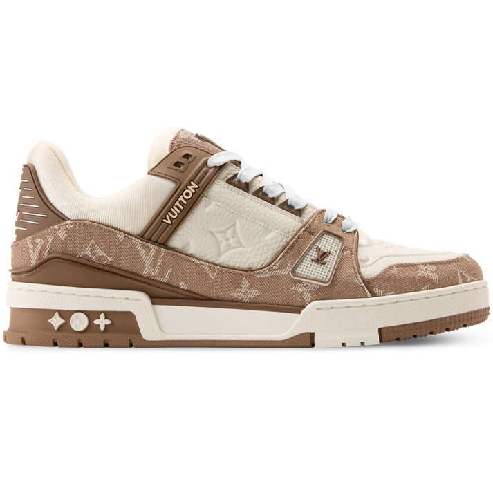Louis Vuitton LV Trainer Sneaker 'Monogram Brown Denim'