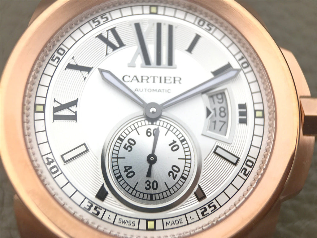 CALIBRE DIVER 42 AUTOMATIC ROSE GOLD CASE WHITE DIAL