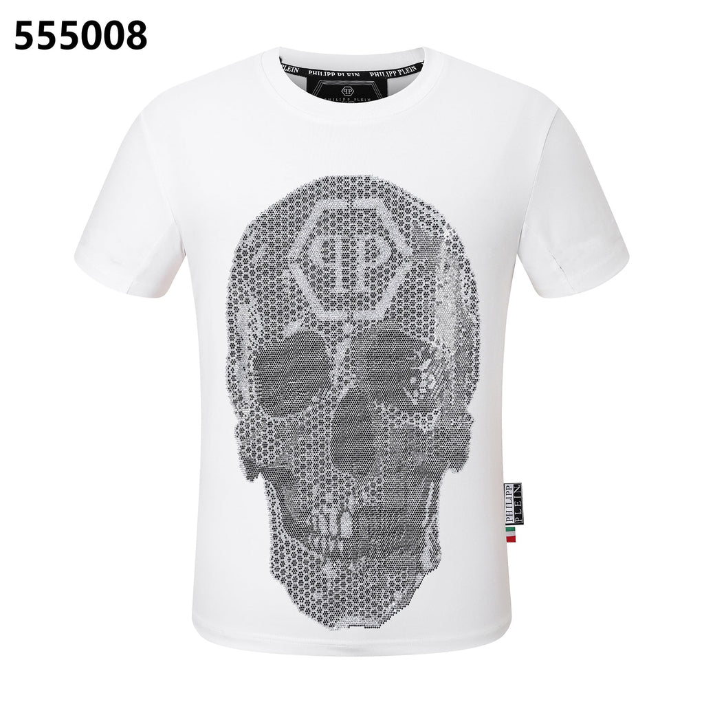PHILIPP PLEIN Skull-Print Crew-Neck T-Shirt