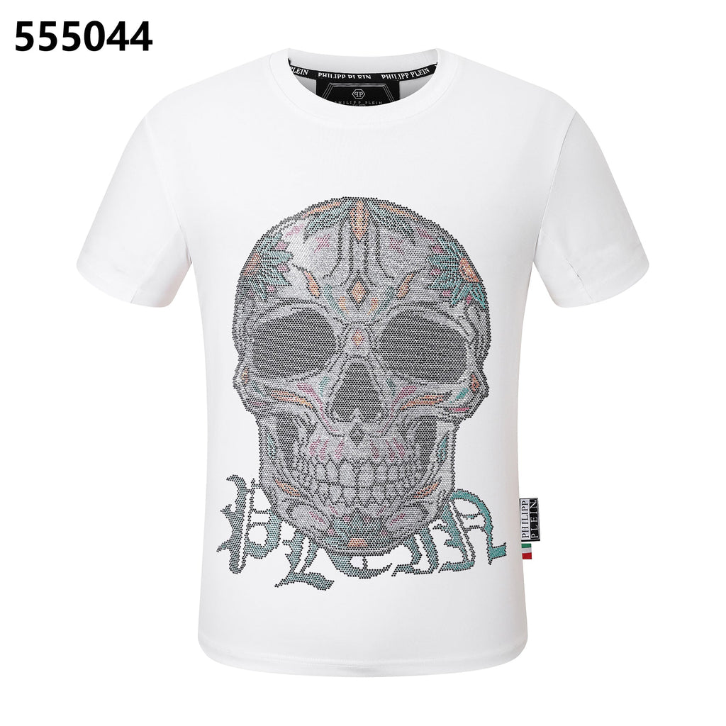 PHILIPP PLEIN Skull-Print Crew-Neck T-Shirt