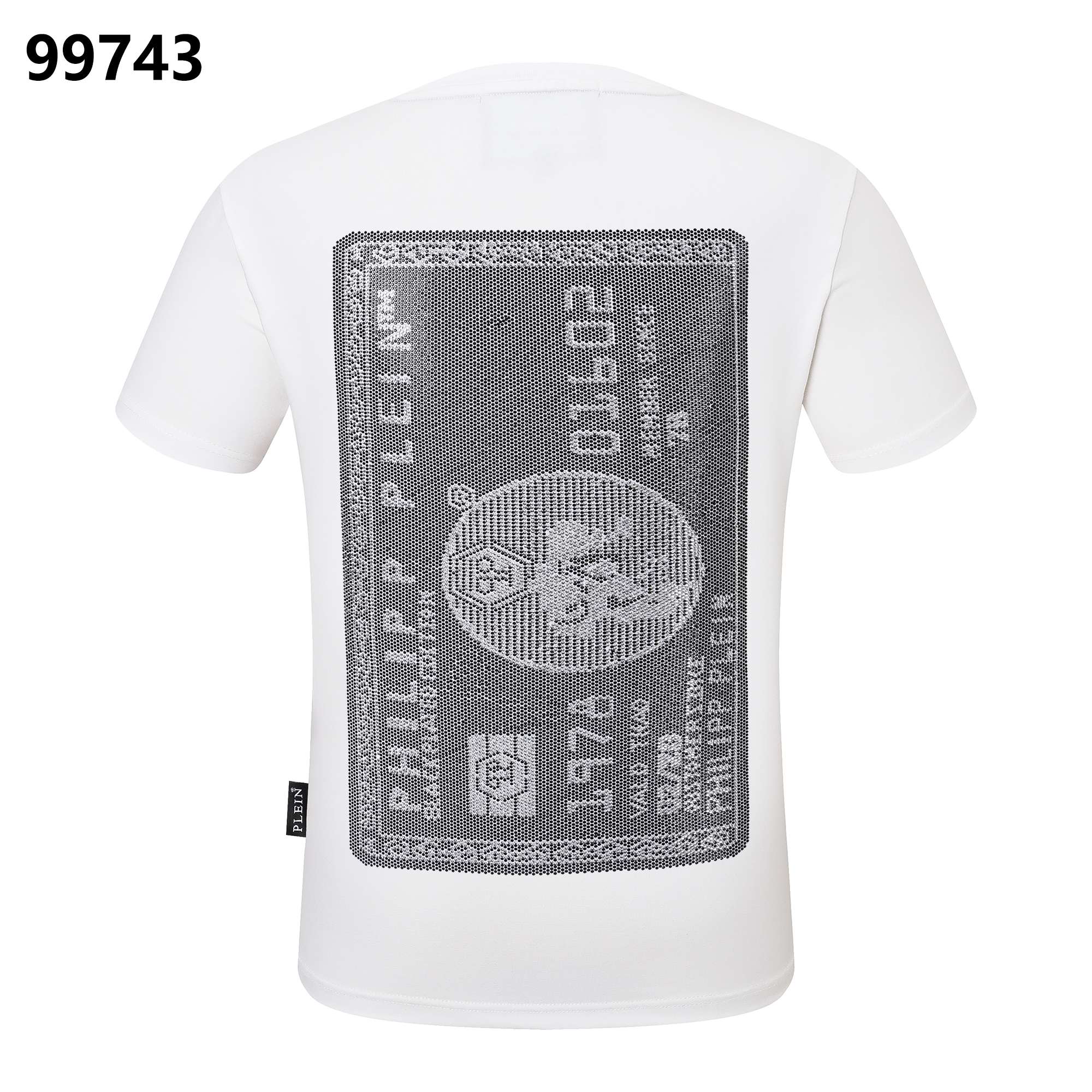 PHILIPP PLEIN “1978” Skull Diamond-Embellished Crew Neck T-Shirt