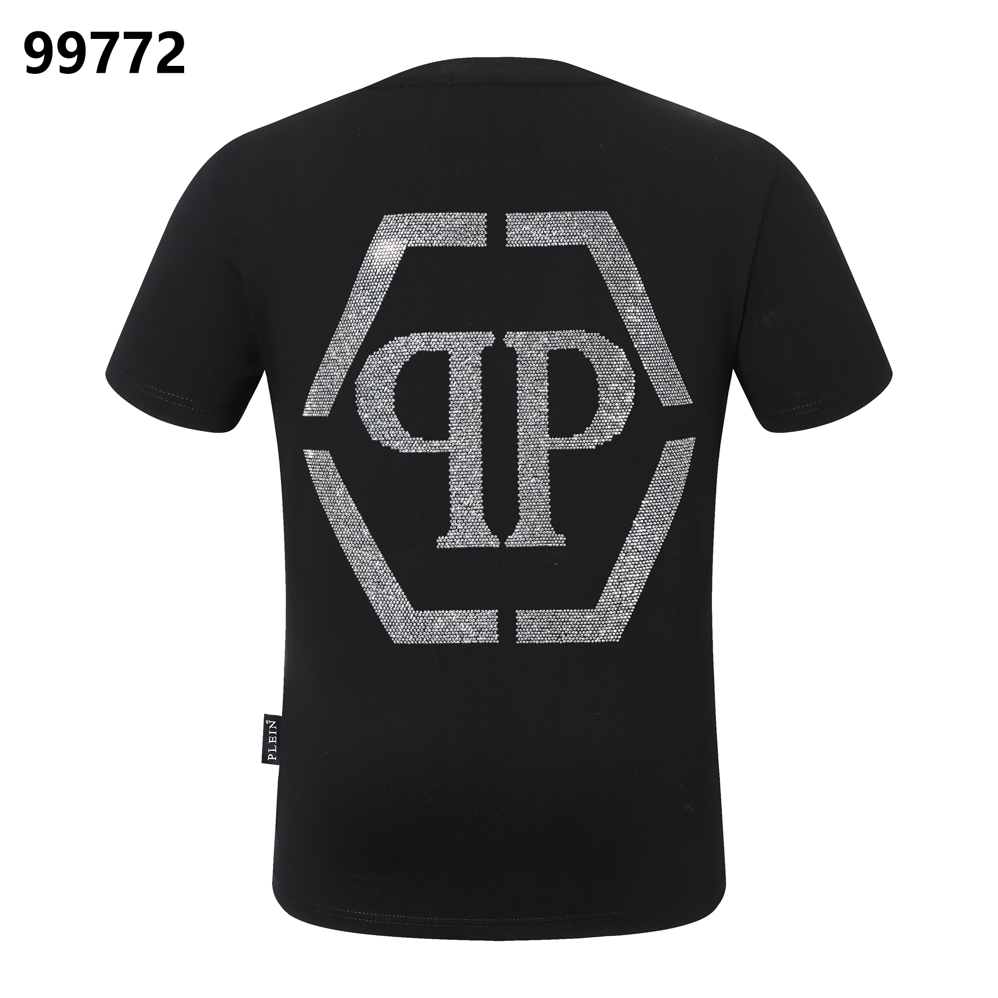 PHILIPP PLEIN Round-Neck T-Shirt with Letter Print
