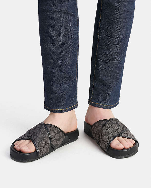 Crossover Sandal Coach Outlet