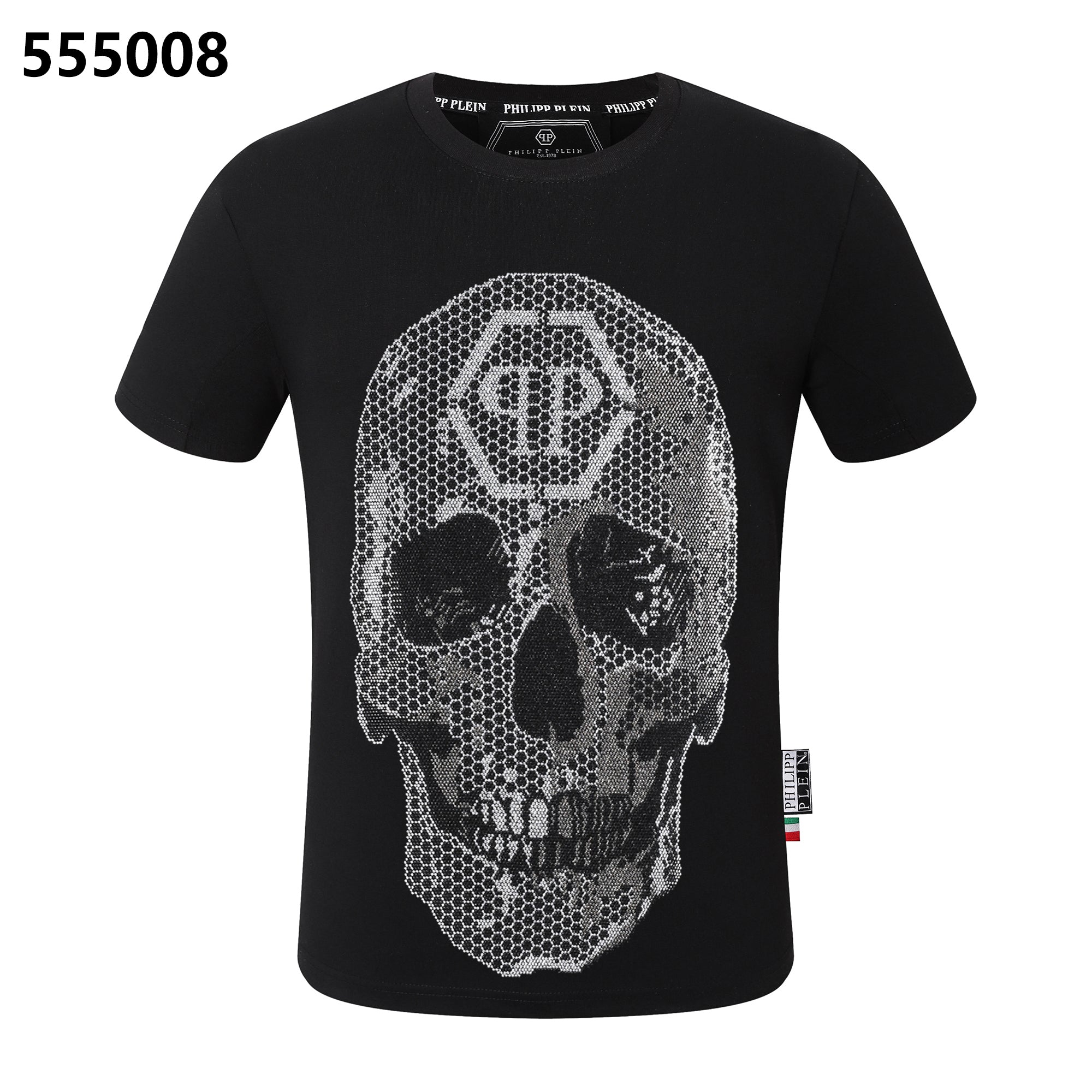PHILIPP PLEIN Skull-Print Crew-Neck T-Shirt