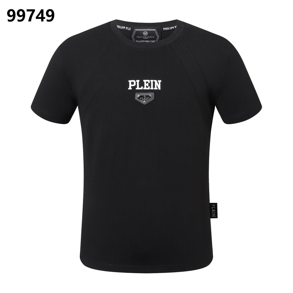 PHILIPP PLEIN Devil Rhinestone Crew Neck T-Shirt
