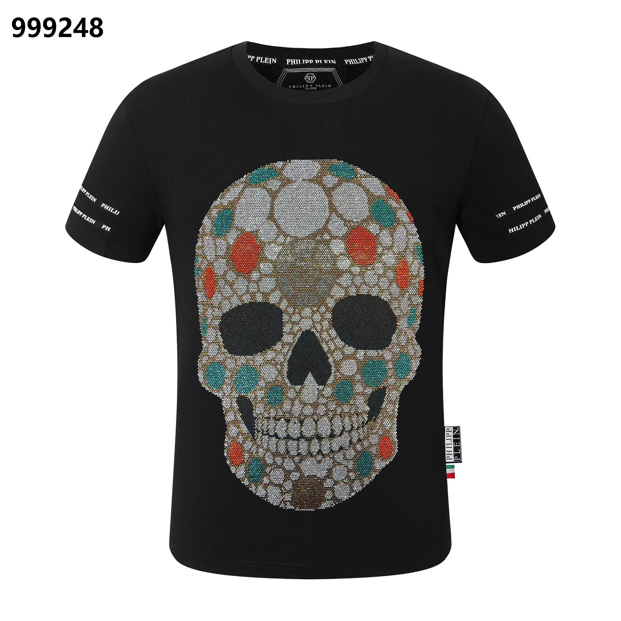 PHILIPP PLEIN Skull-Print Crew-Neck T-Shirt