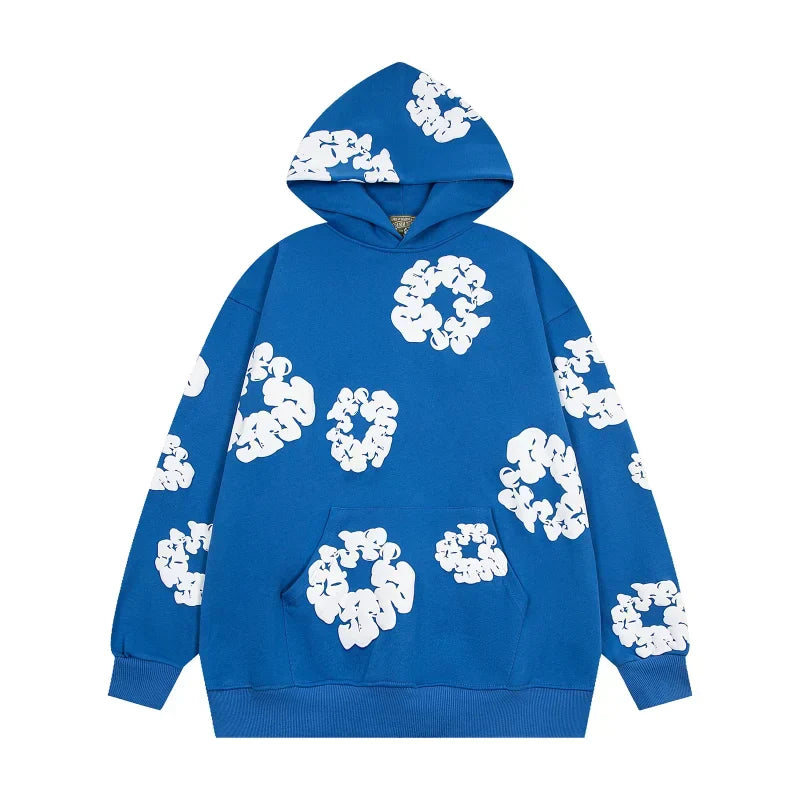 Denim Tears 'The Cotton Wreath' HOODIE Royal Blue