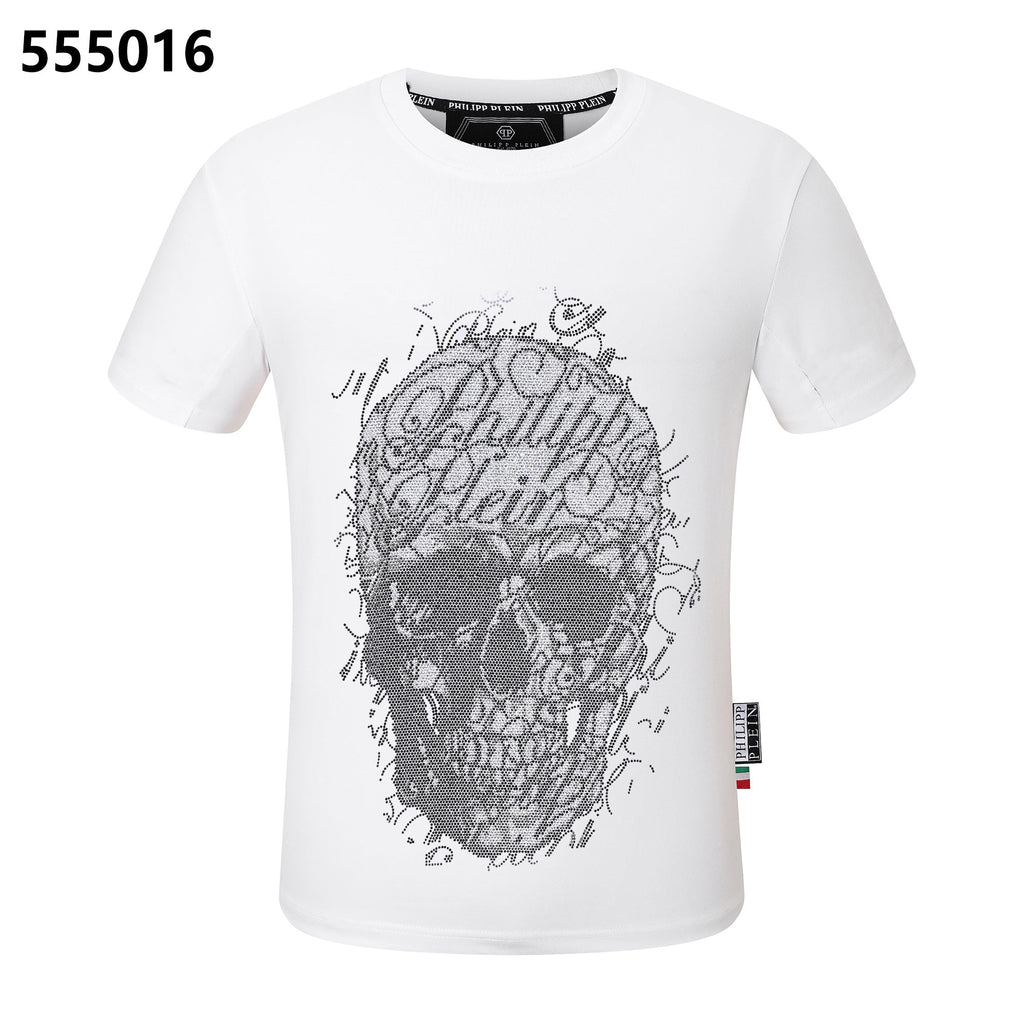 PHILIPP PLEIN Skull-Print Crew-Neck T-Shirt