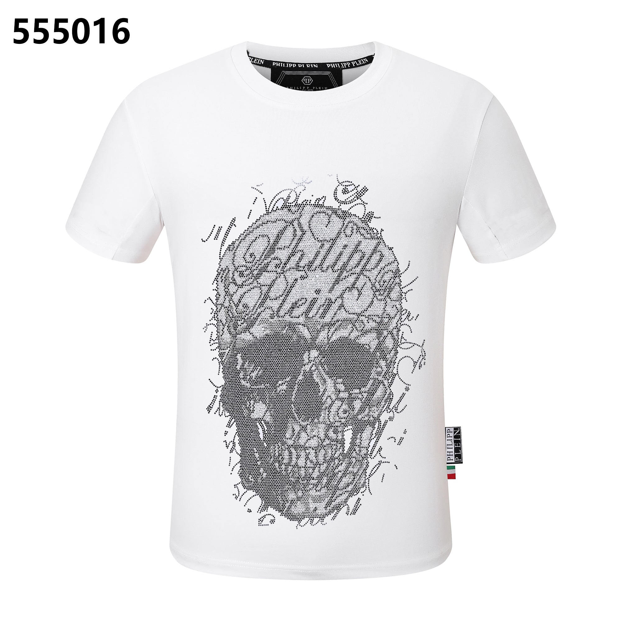 PHILIPP PLEIN Skull-Print Crew-Neck T-Shirt