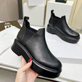 The Row Robin Boots Black Cowhide 455037
