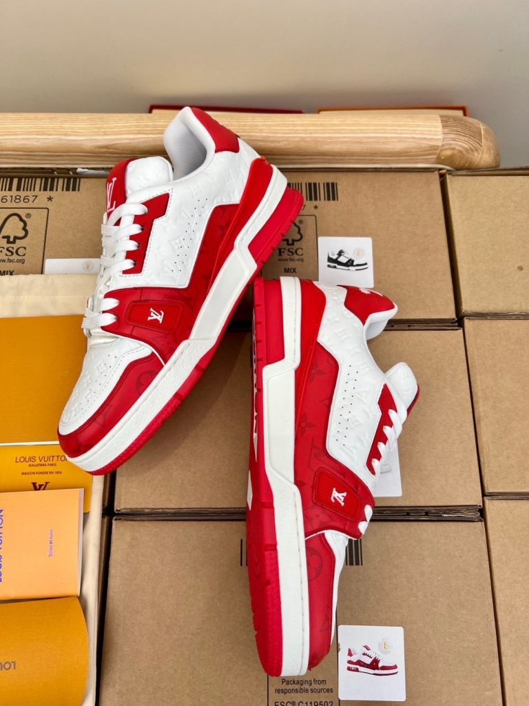 Louis Vuitton LV '54' Trainer Red White Sneaker