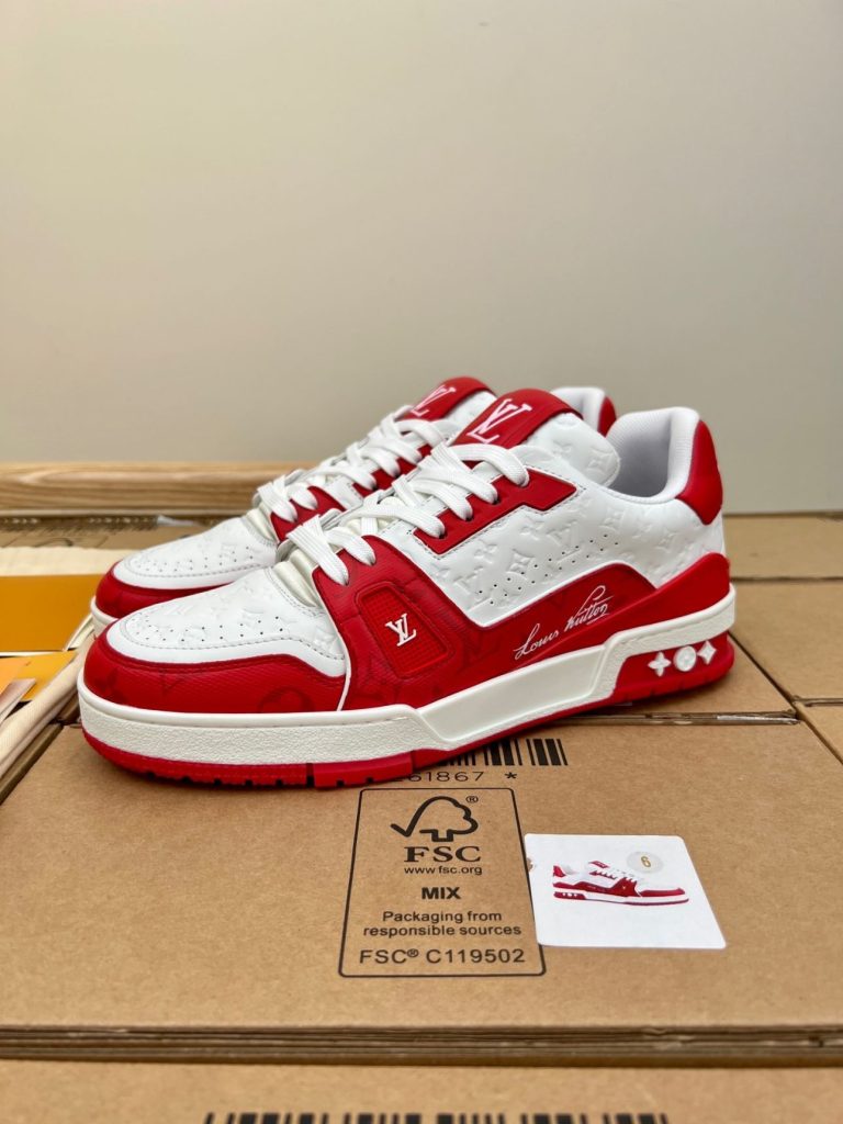 Louis Vuitton LV '54' Trainer Red White Sneaker