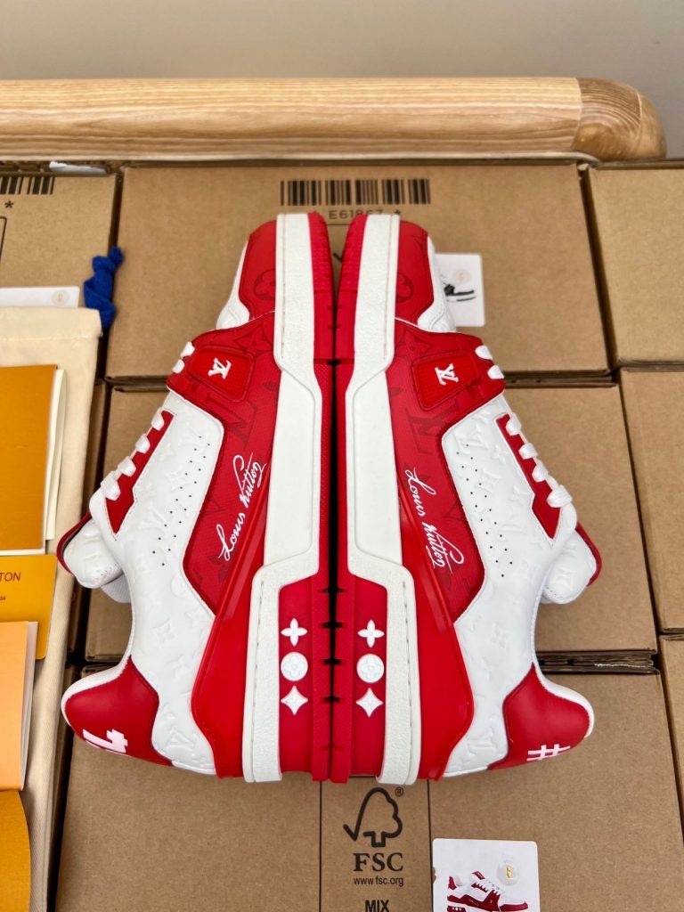 Louis Vuitton LV '54' Trainer Red White Sneaker