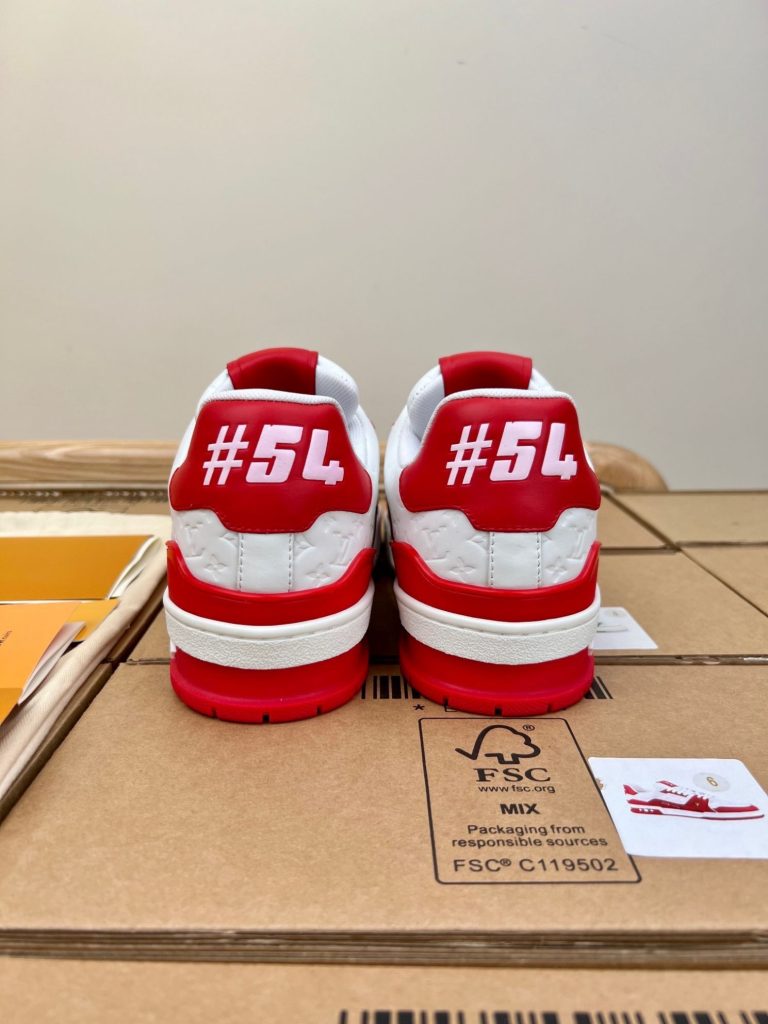 Louis Vuitton LV '54' Trainer Red White Sneaker