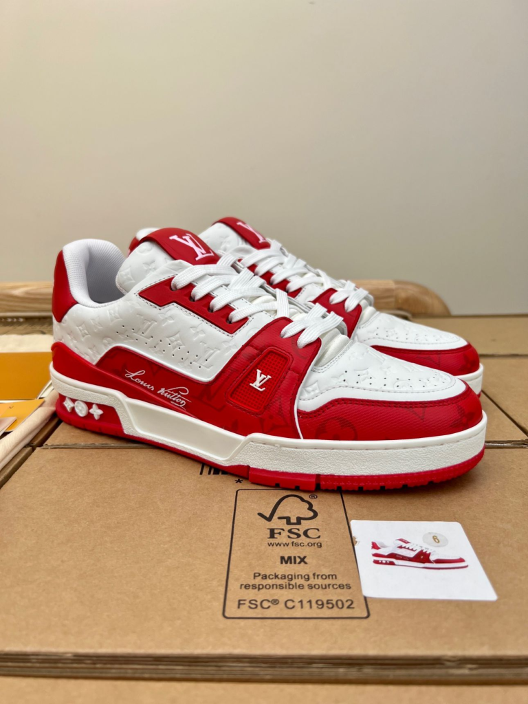 Louis Vuitton LV '54' Trainer Red White Sneaker