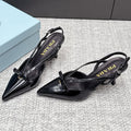 Prada 2026 Slingback 75mm Leather 855695