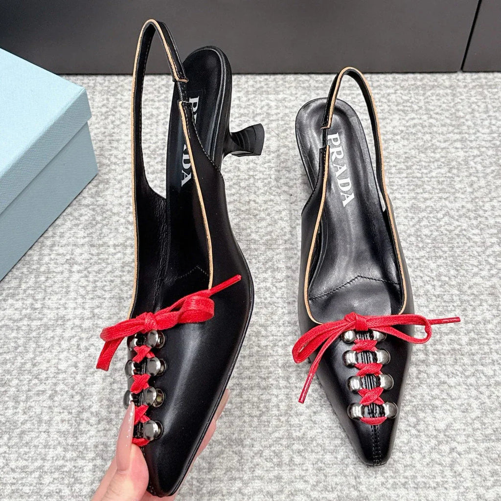 Prada 2026 Slingback 55mm Cowhide 855733