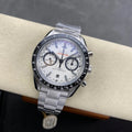 Omega Seamaster 42mm White Dial Black Bezel Steel