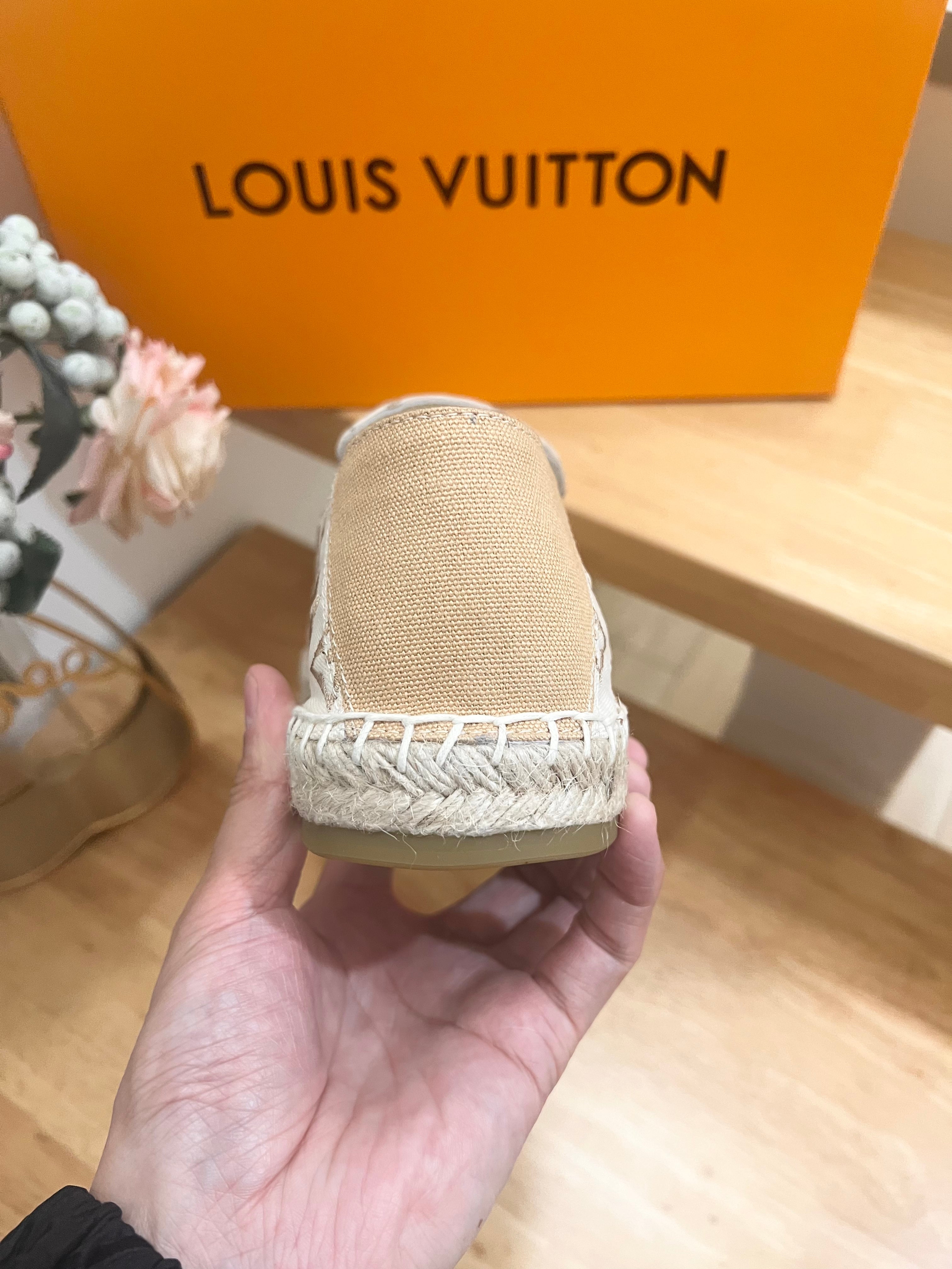 Bidart Slip-On Loafer Beige Monogram canvas 240631
