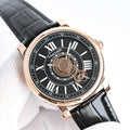 Cartier Rotonde de 45mm Pink Gold Calfskin Belt