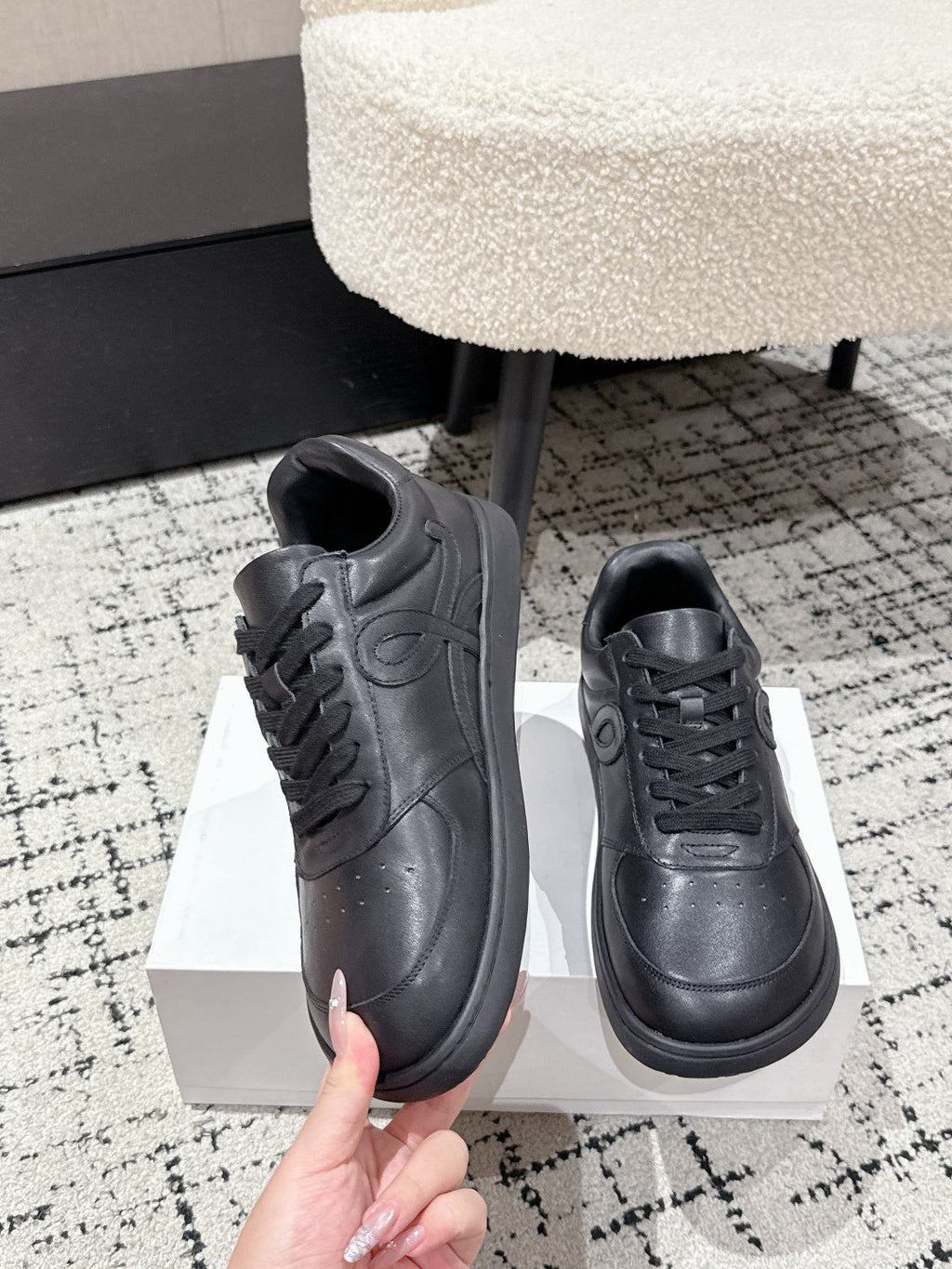 Loewe Jambo  Sneaker Black Calfskin 500413