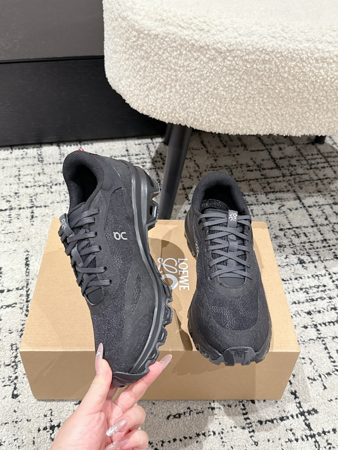Loewe Ballet Runner 2.0 Sneaker Black Mesh 500512