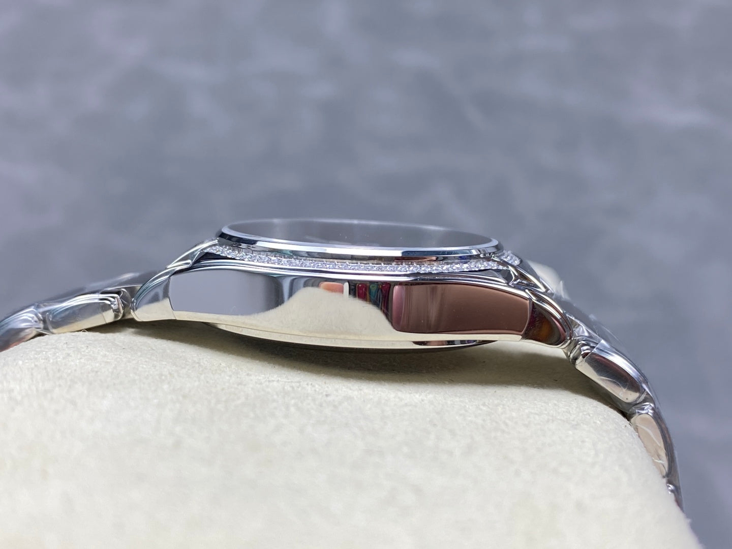PATEK Twenty-Four 36mm Silver Dark Green Diamond
