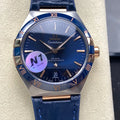 Omega Constellation Co-Axial Master Chronometer 41 mm Blue Dial Leather Strap